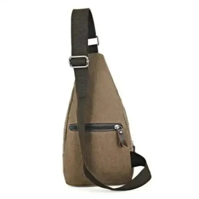 Strapazierfähige, verstellbare Canvas-Schultertasche - Praktisch und langlebig