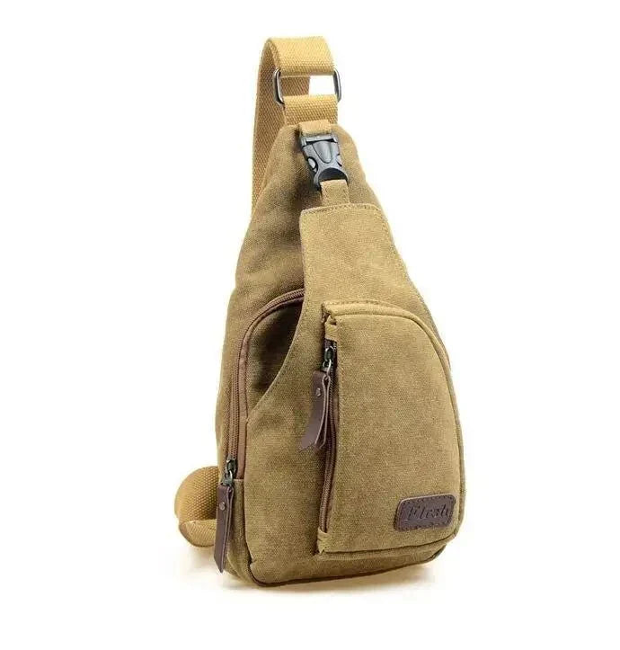 Strapazierfähige, verstellbare Canvas-Schultertasche - Praktisch und langlebig