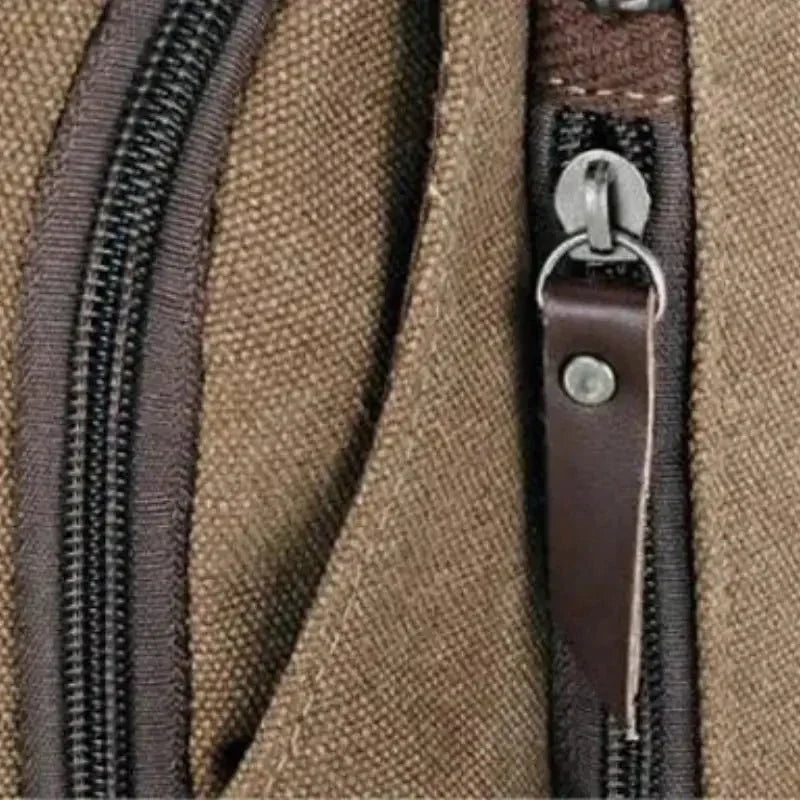 Strapazierfähige, verstellbare Canvas-Schultertasche - Praktisch und langlebig