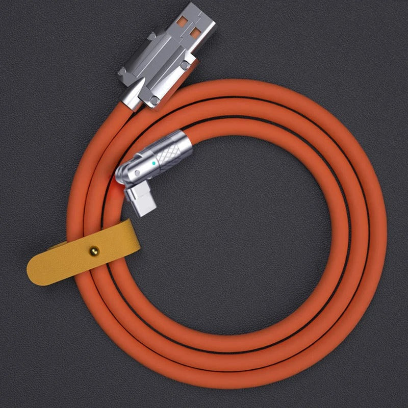 Strapazierfähiges USB-C-Schnellladekabel mit Zinklegierung