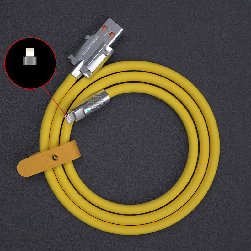 Strapazierfähiges USB-C-Schnellladekabel mit Zinklegierung
