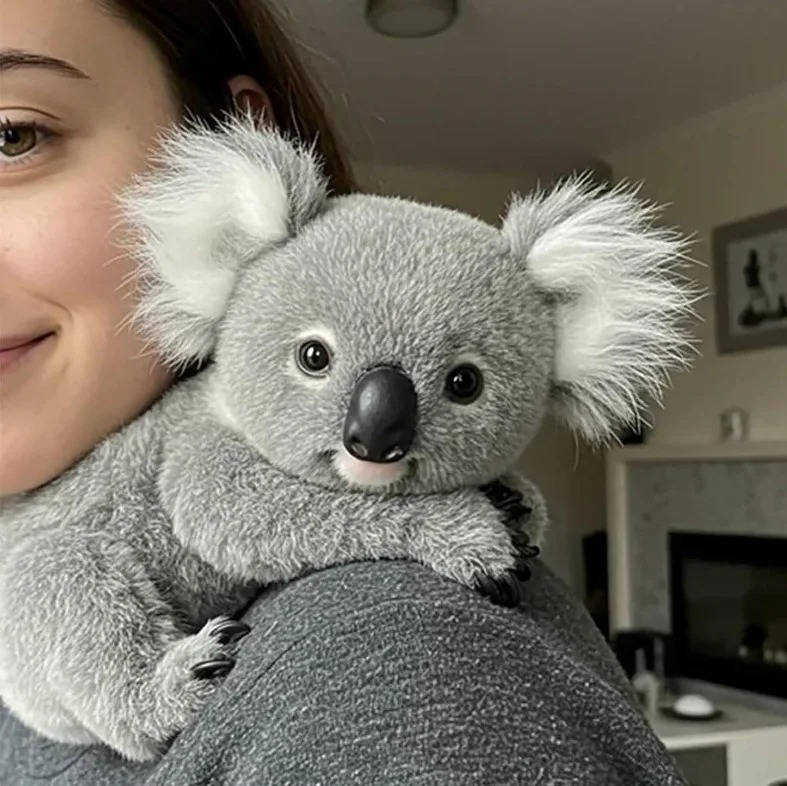Gewichtetes Plüsch-Koala-Spielzeug zur Angstlinderung – ultraweiches, kuscheliges Plüschtier mit realistischem Design