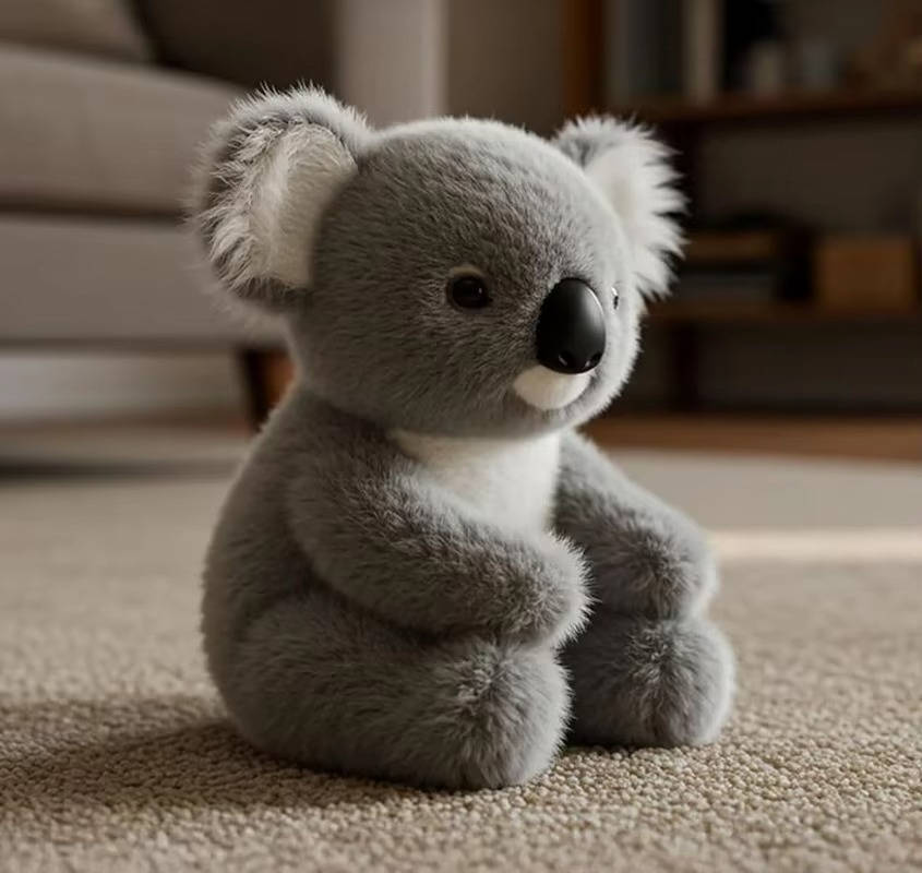 Gewichtetes Plüsch-Koala-Spielzeug zur Angstlinderung – ultraweiches, kuscheliges Plüschtier mit realistischem Design