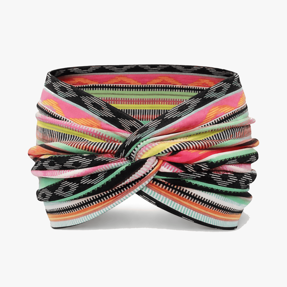 Breites, elastisches, gedrehtes Stirnband