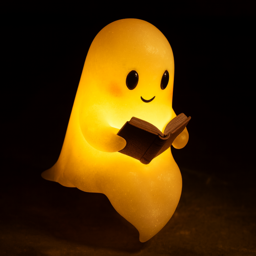Geisterförmiges Nachtlicht für Kinder – LED-Nachtlampe mit warmem, sanftem Licht für Kinder