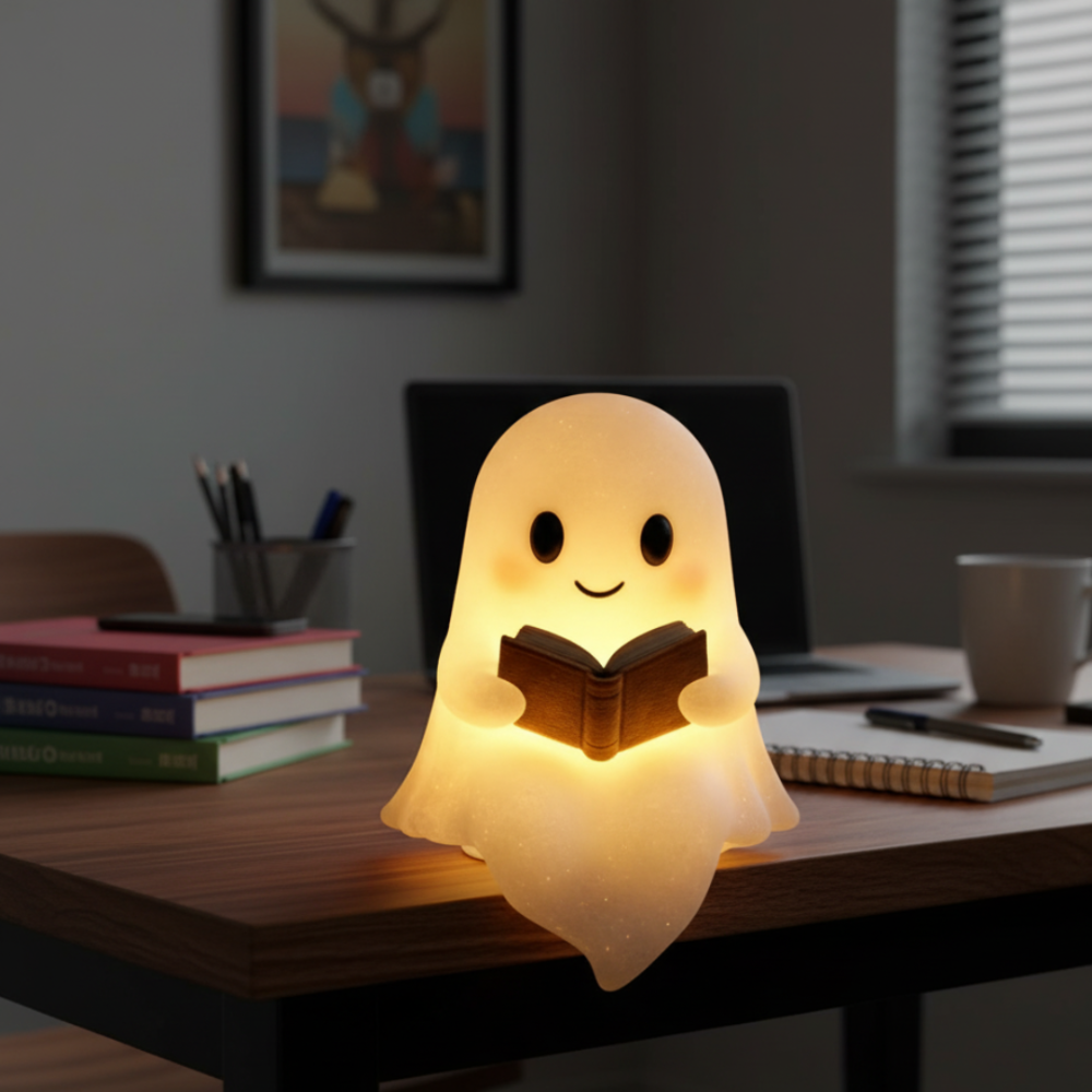 Geisterförmiges Nachtlicht für Kinder – LED-Nachtlampe mit warmem, sanftem Licht für Kinder