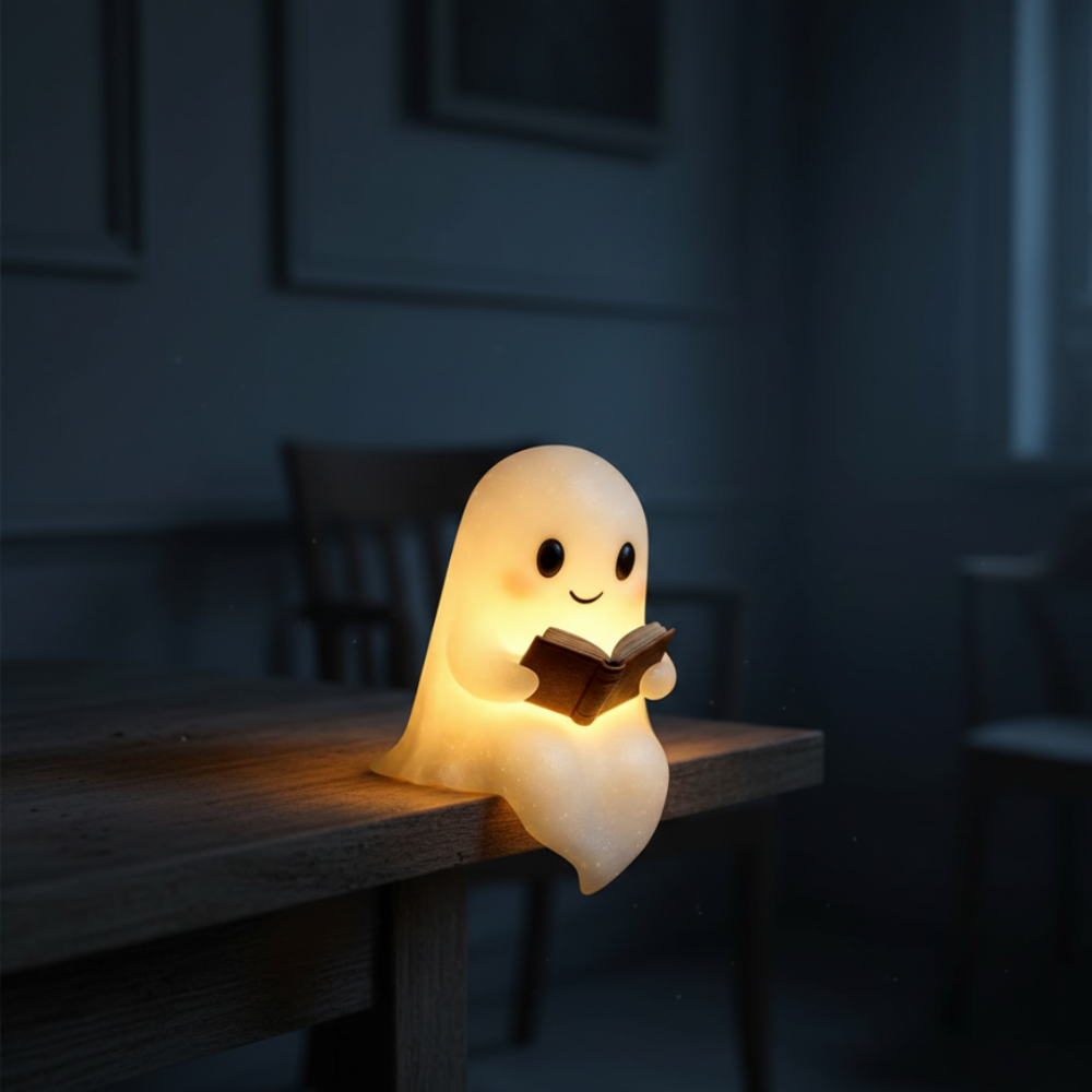 Geisterförmiges Nachtlicht für Kinder – LED-Nachtlampe mit warmem, sanftem Licht für Kinder