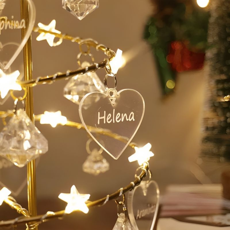 Personalisierter Christbaumschmuck – Stammbaum