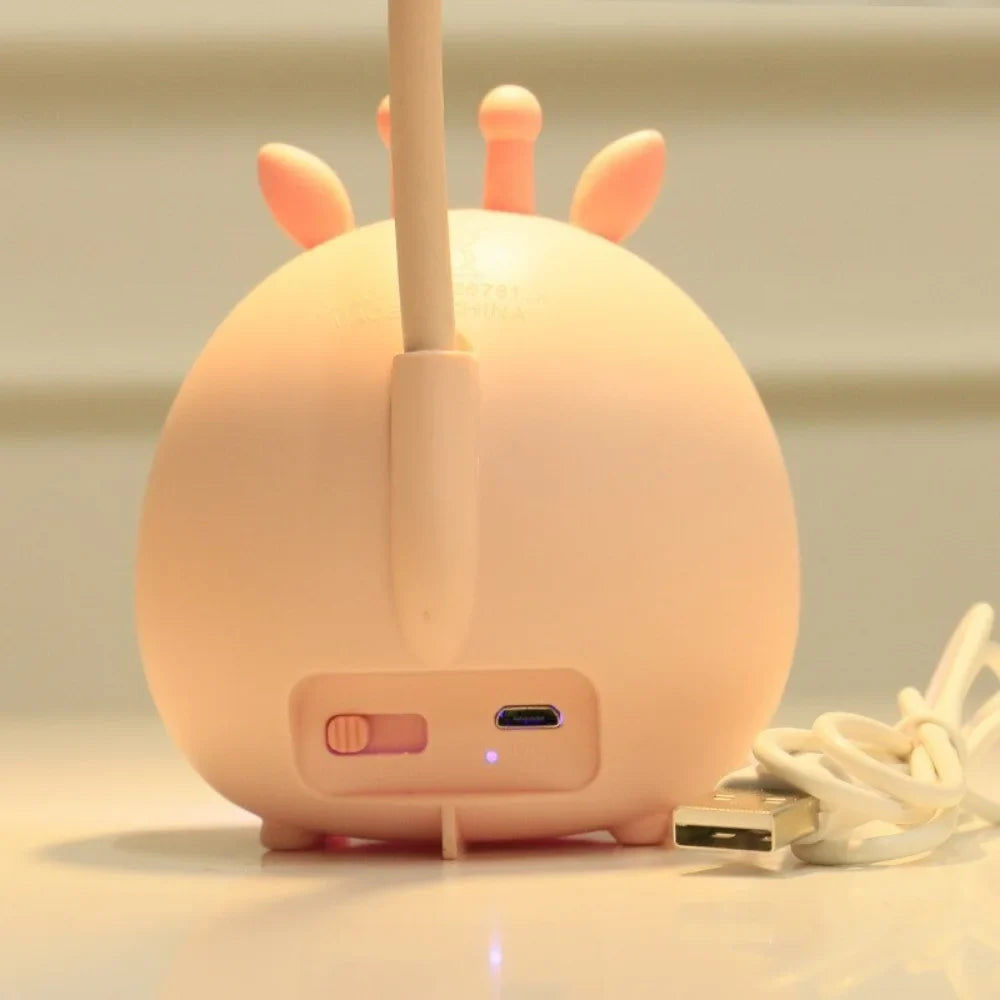 Augenschonende Kinder-Leselampe und USB-Nachtlicht