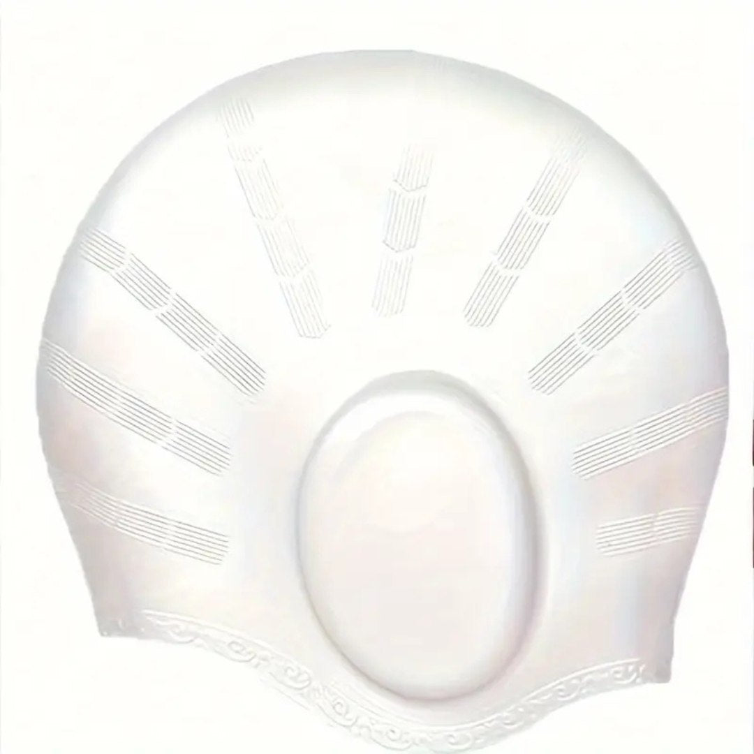 Silikon-Badekappe mit Ohrenschutz