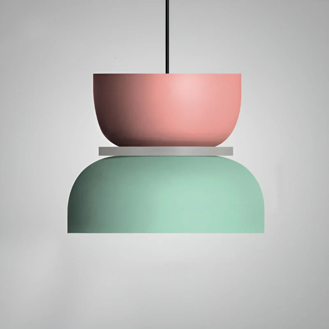 Farbenfrohe und modische Macaron LED-Hängelampe