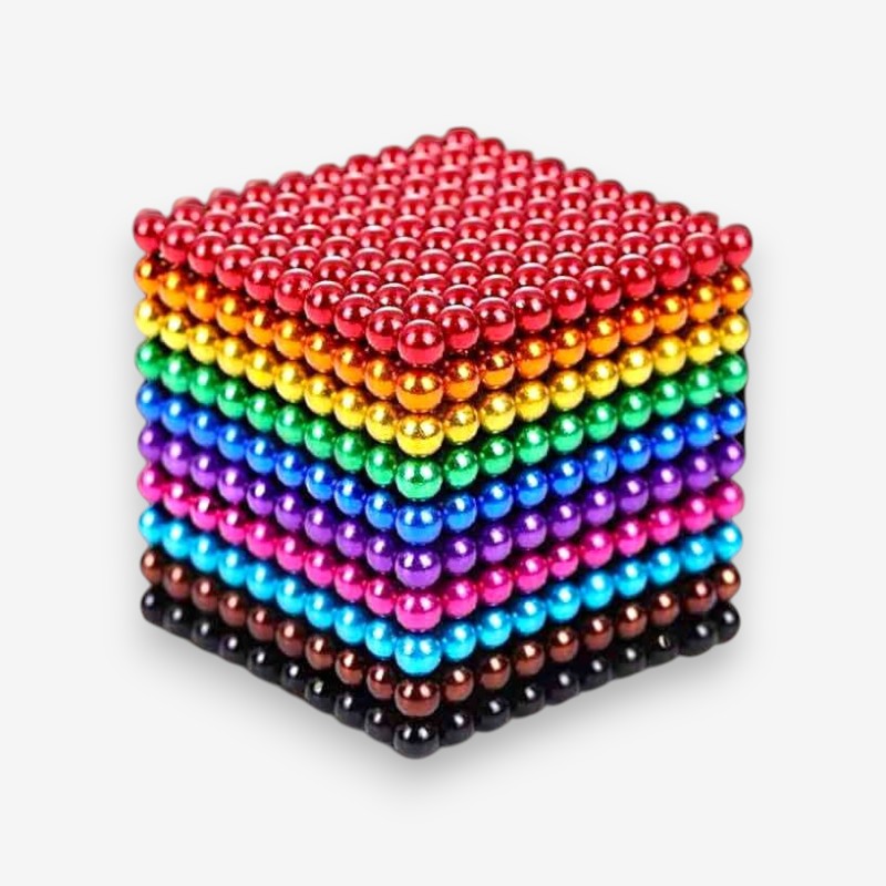 Bunte Magnetkugeln im Set