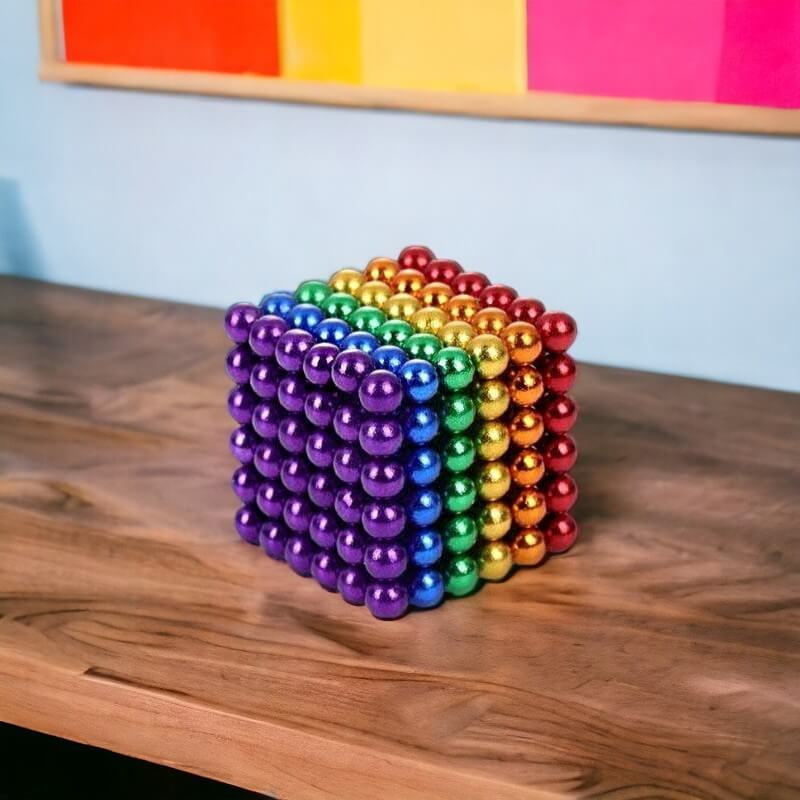 Bunte Magnetkugeln im Set