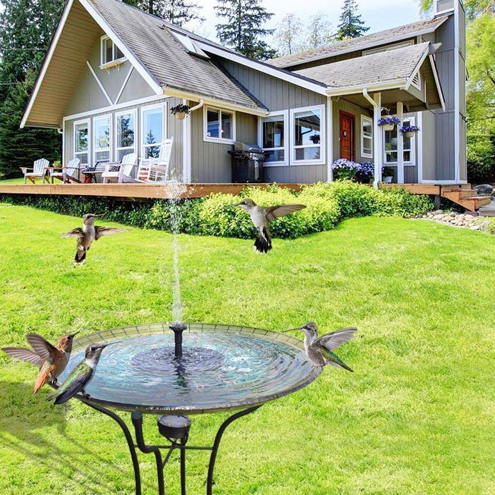Solar-Springbrunnenpumpe – für Gartenteich, Vogeltränke oder Gartendekoration