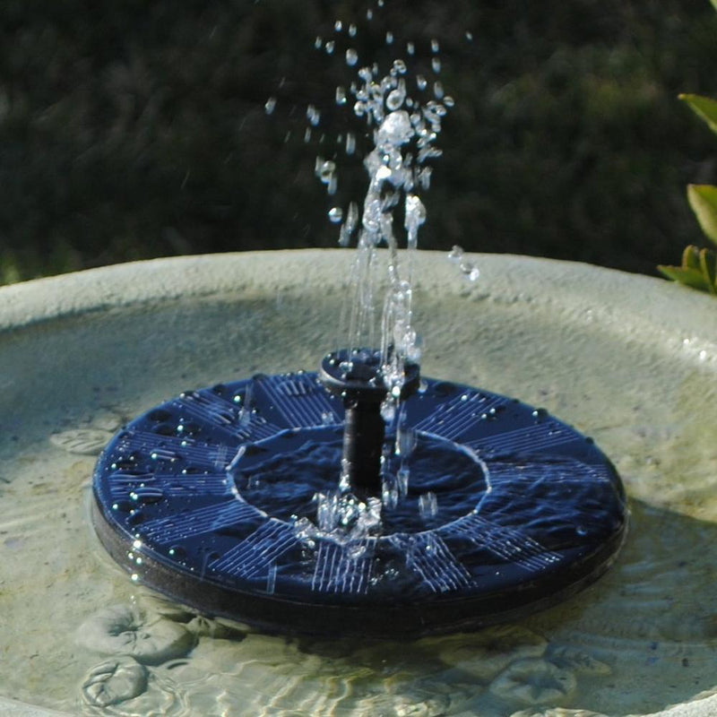 Solar-Springbrunnenpumpe – für Gartenteich, Vogeltränke oder Gartendekoration