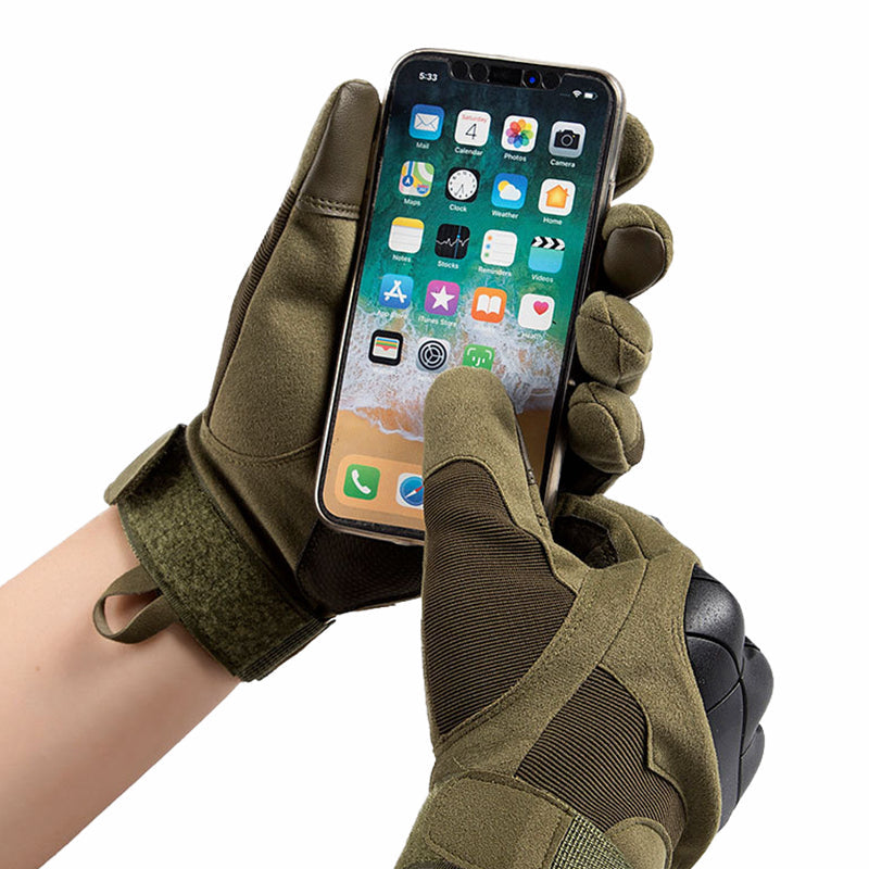Taktische Touchscreen-Handschuhe mit hartem Knöchelschutz