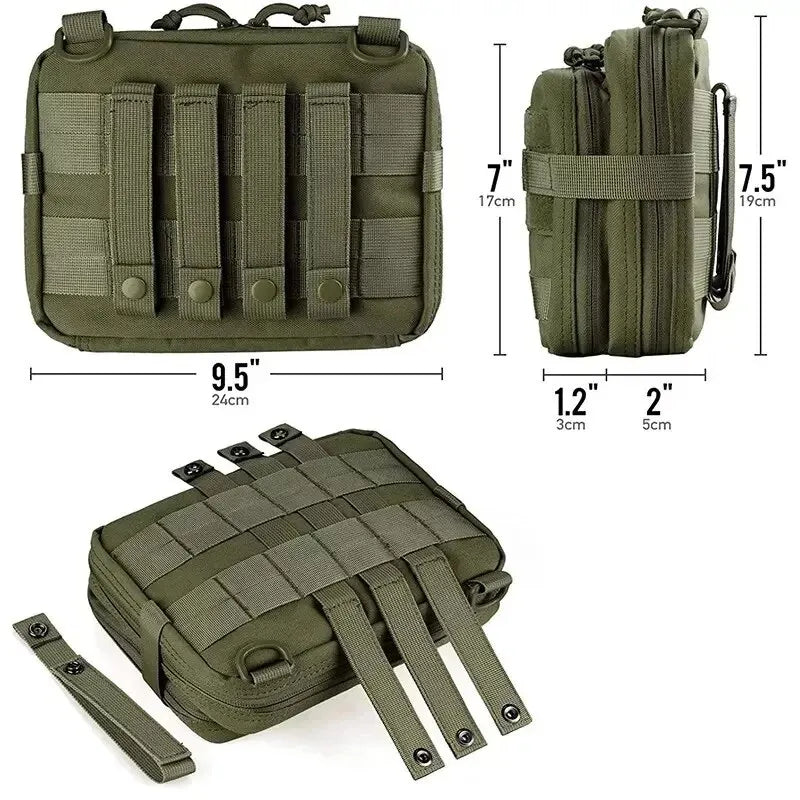 Taktische MOLLE-Admin-Tasche mit Magazin- und Zubehöraufbewahrung
