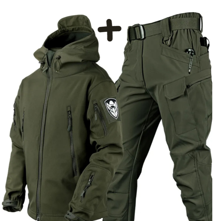 Taktisches Herren-Set mit Kapuze