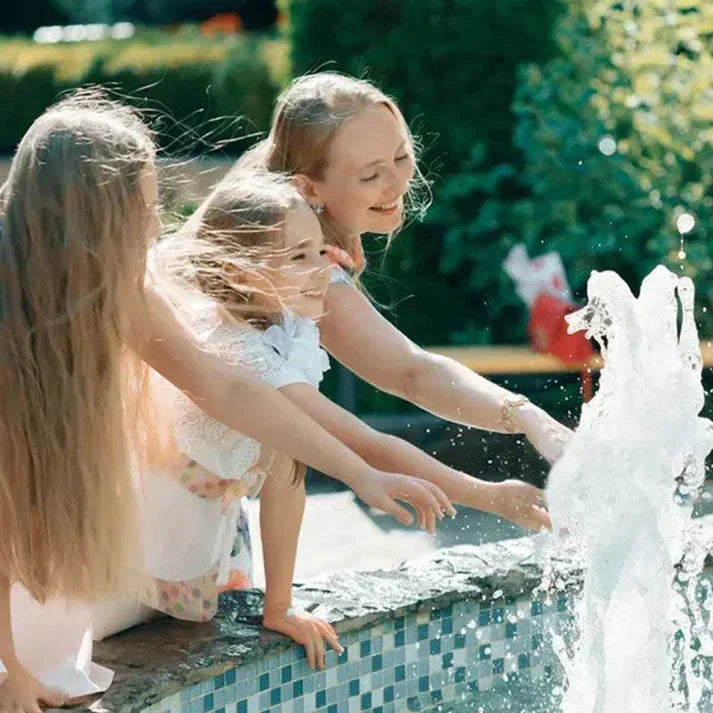 Langlebige Springbrunnenpumpe – mit anpassbarem Wasserbild