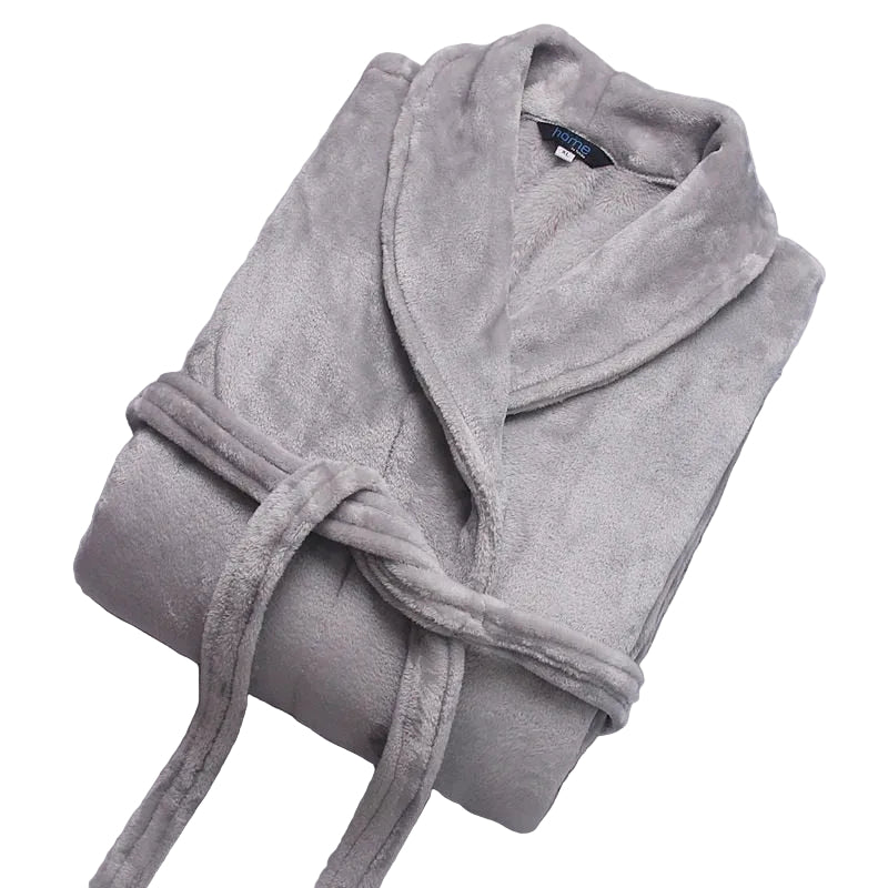 Winter-Bademantel mit Gürtel und langen Ärmeln für Damen und Herren