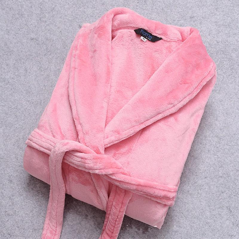 Winter-Bademantel mit Gürtel und langen Ärmeln für Damen und Herren