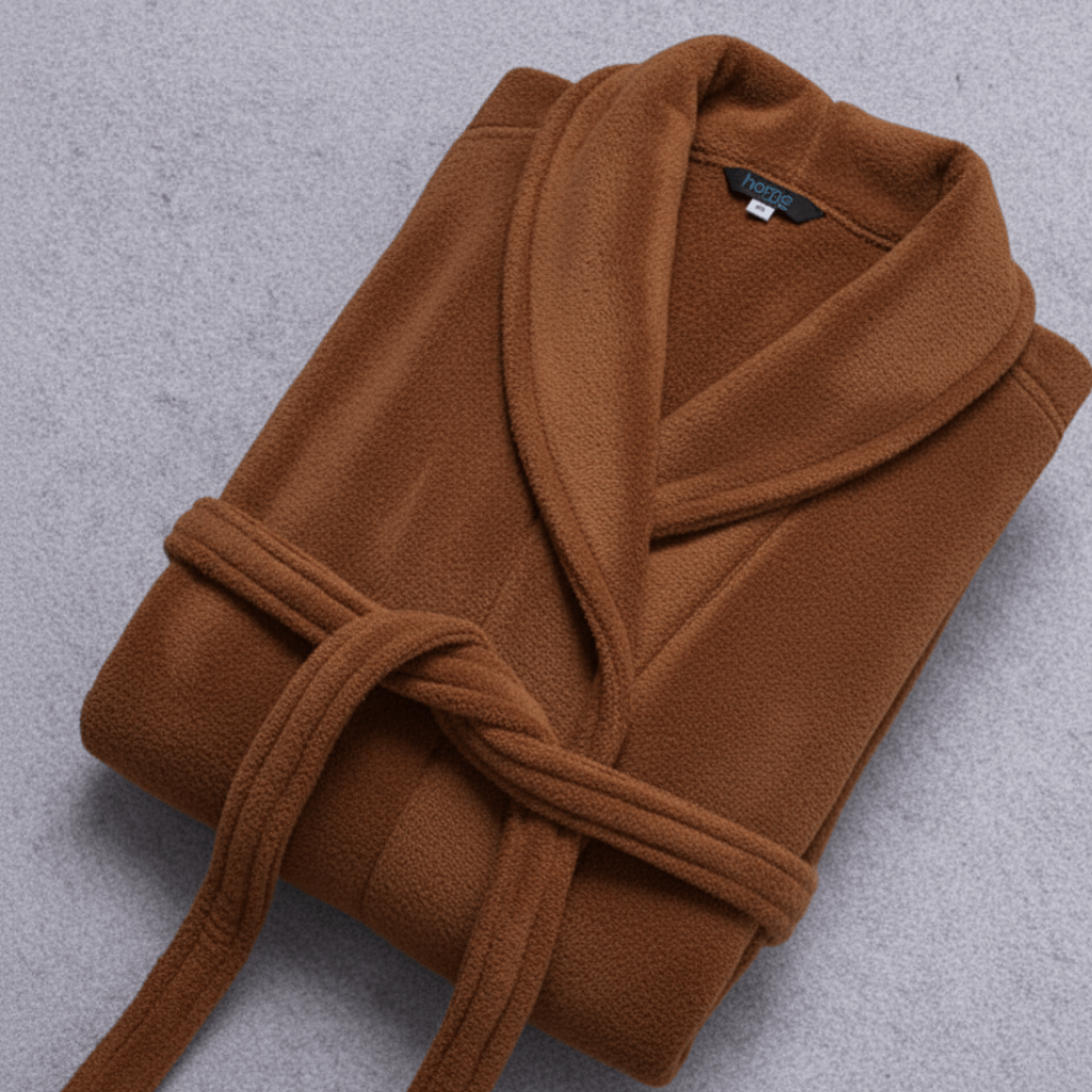 Winter-Bademantel mit Gürtel und langen Ärmeln für Damen und Herren