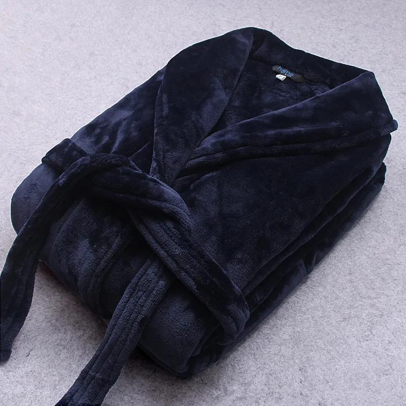 Winter-Bademantel mit Gürtel und langen Ärmeln für Damen und Herren
