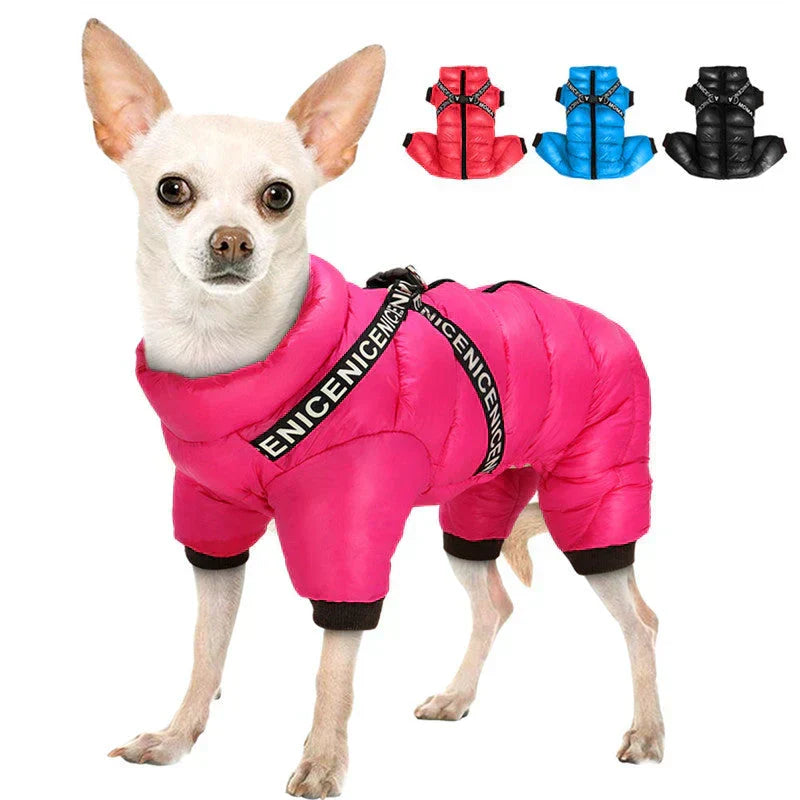 Winter-Hundemantel: wärmeisolierte, wasserdichte Hunde-Winterjacke