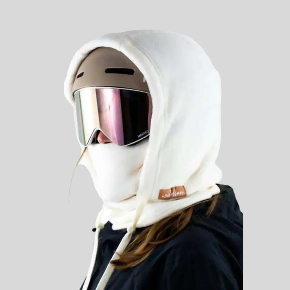 Wintersport-Sturmhaube – Wärmeisolierte, helmkompatible Gesichtsmaske zum Skifahren und Snowboarden