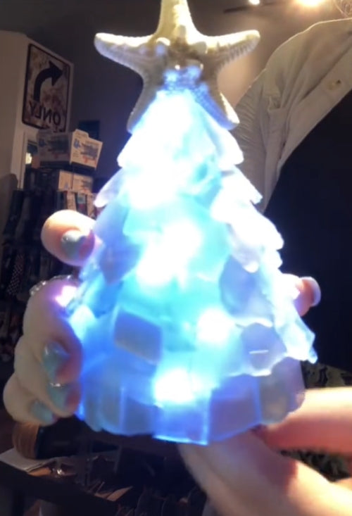 Meerglas Weihnachtsbaum
