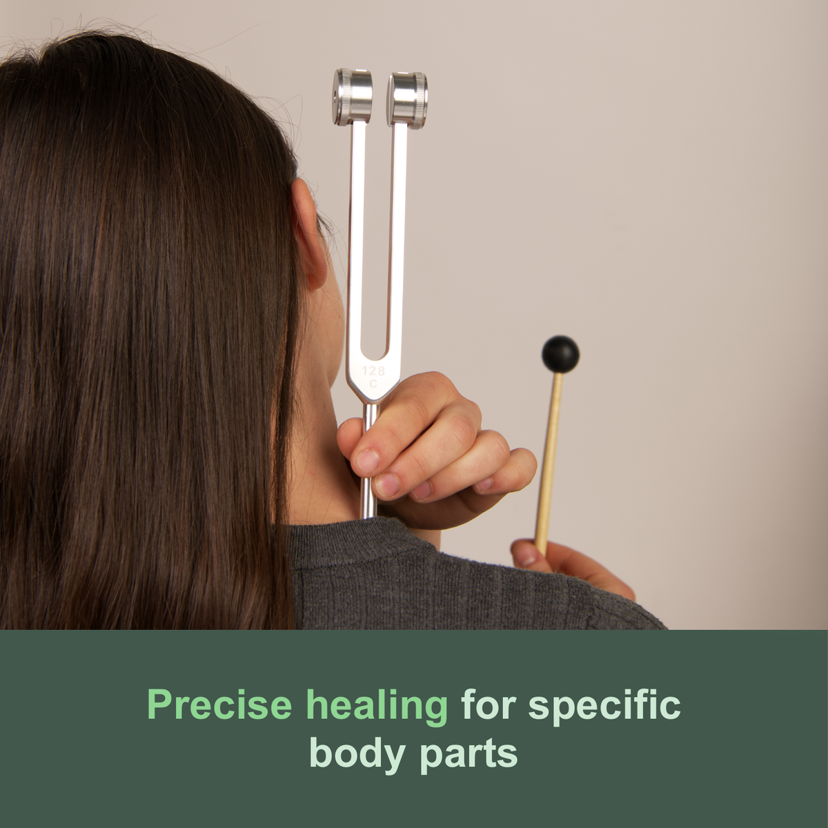 Therapeutische Stimmgabel 128 Hz für Klangtherapie