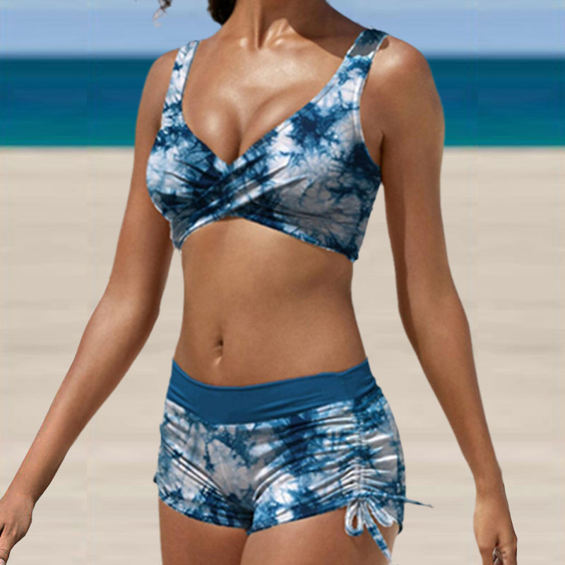 Bikini-Set mit Camouflage-Muster