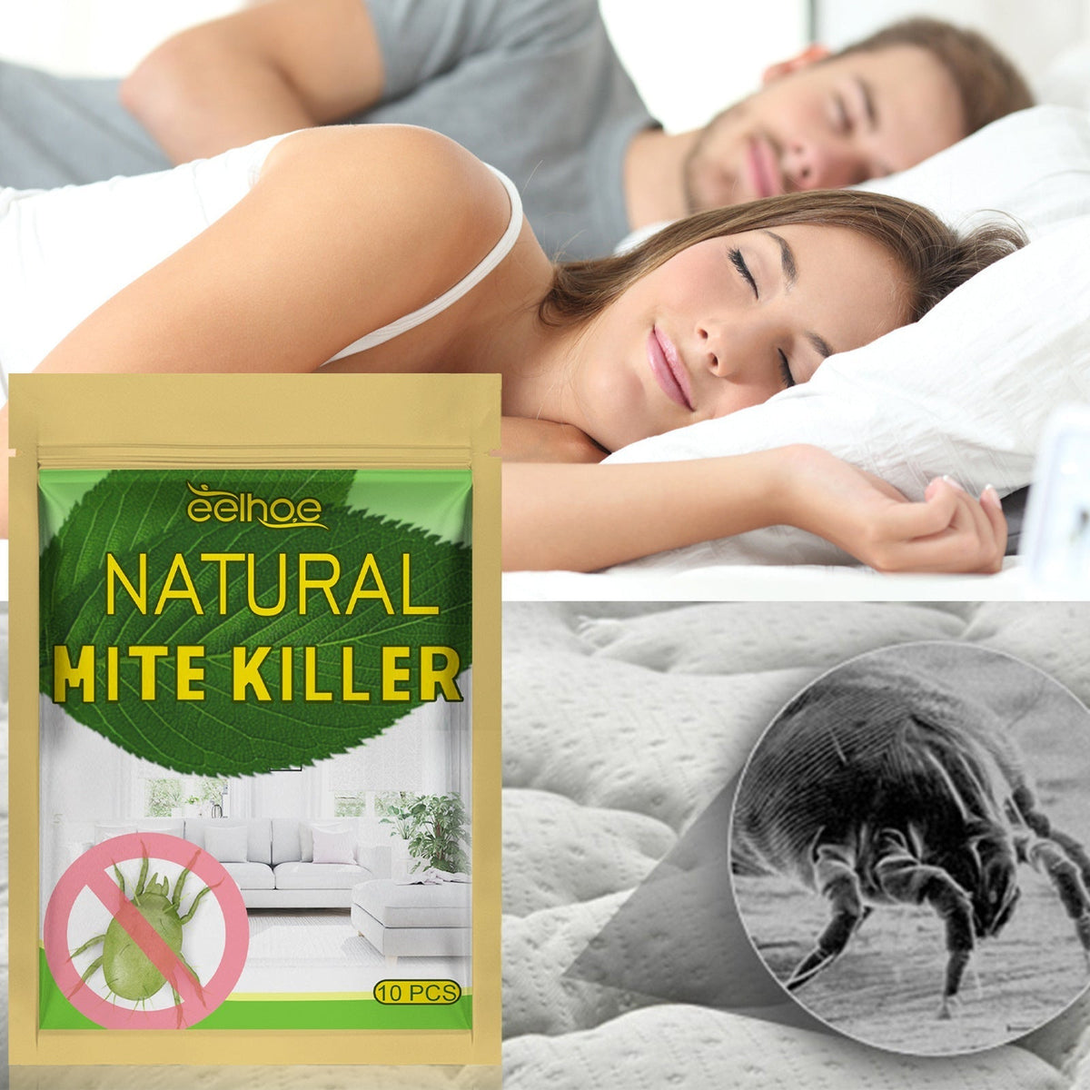 Natürliches Milbenbekämpfungsmittel für Zuhause
