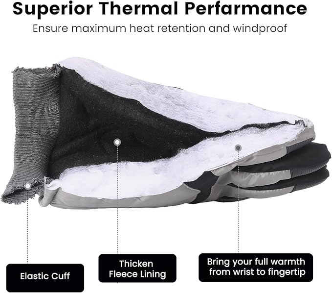 Thermo-Fleece-Winterhandschuhe für Touchscreens
