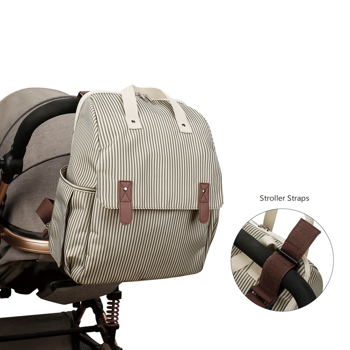 Multifunktionaler Wickelrucksack mit integrierter Wickelunterlage