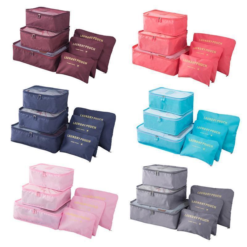 Multifunktionales wasserdichtes Reise-Organizer-Set aus Polyester für Damen