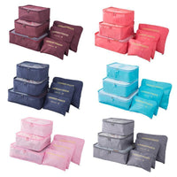 Multifunktionales wasserdichtes Reise-Organizer-Set aus Polyester für Damen