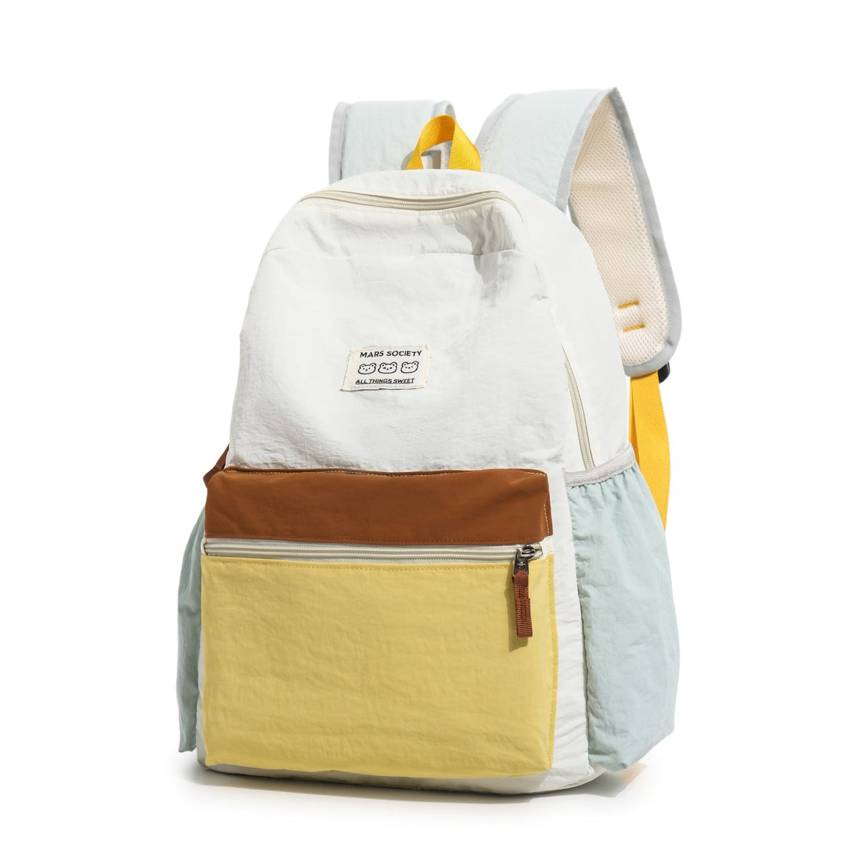 Lässige Schultasche mit mehreren Fächern