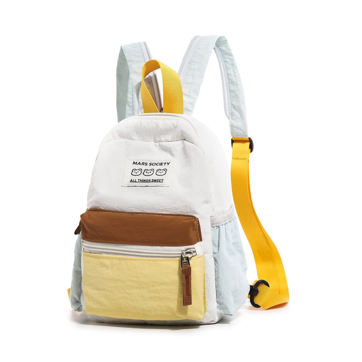 Lässige Schultasche mit mehreren Fächern