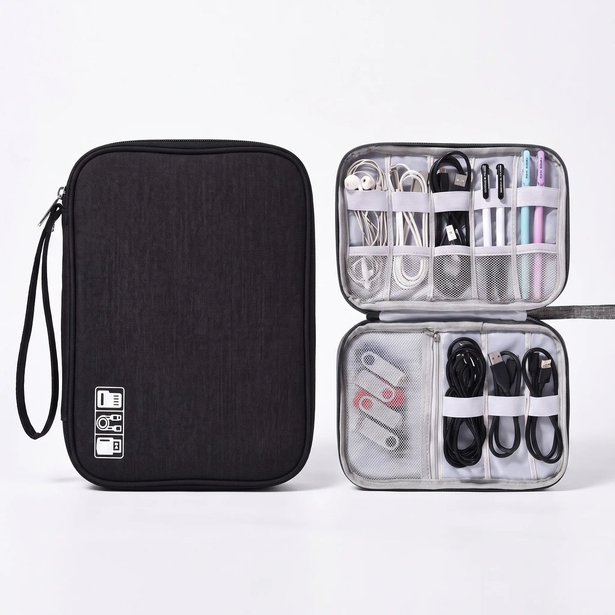 Reise-Kabel-Organizer-Tasche mit mehreren Fächern