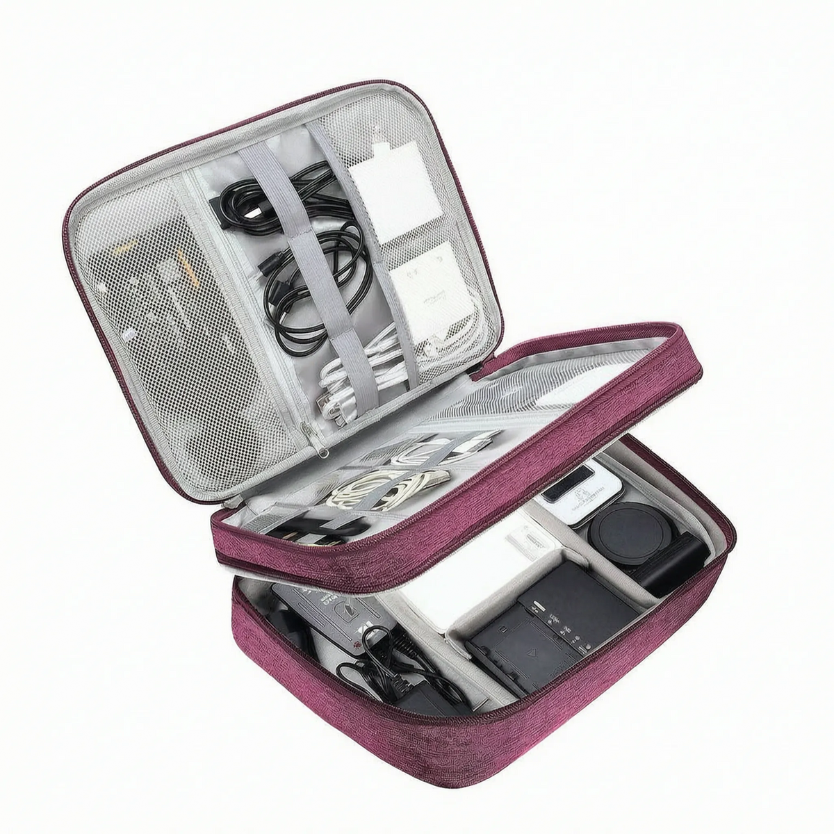 Reise-Kabel-Organizer-Tasche mit mehreren Fächern