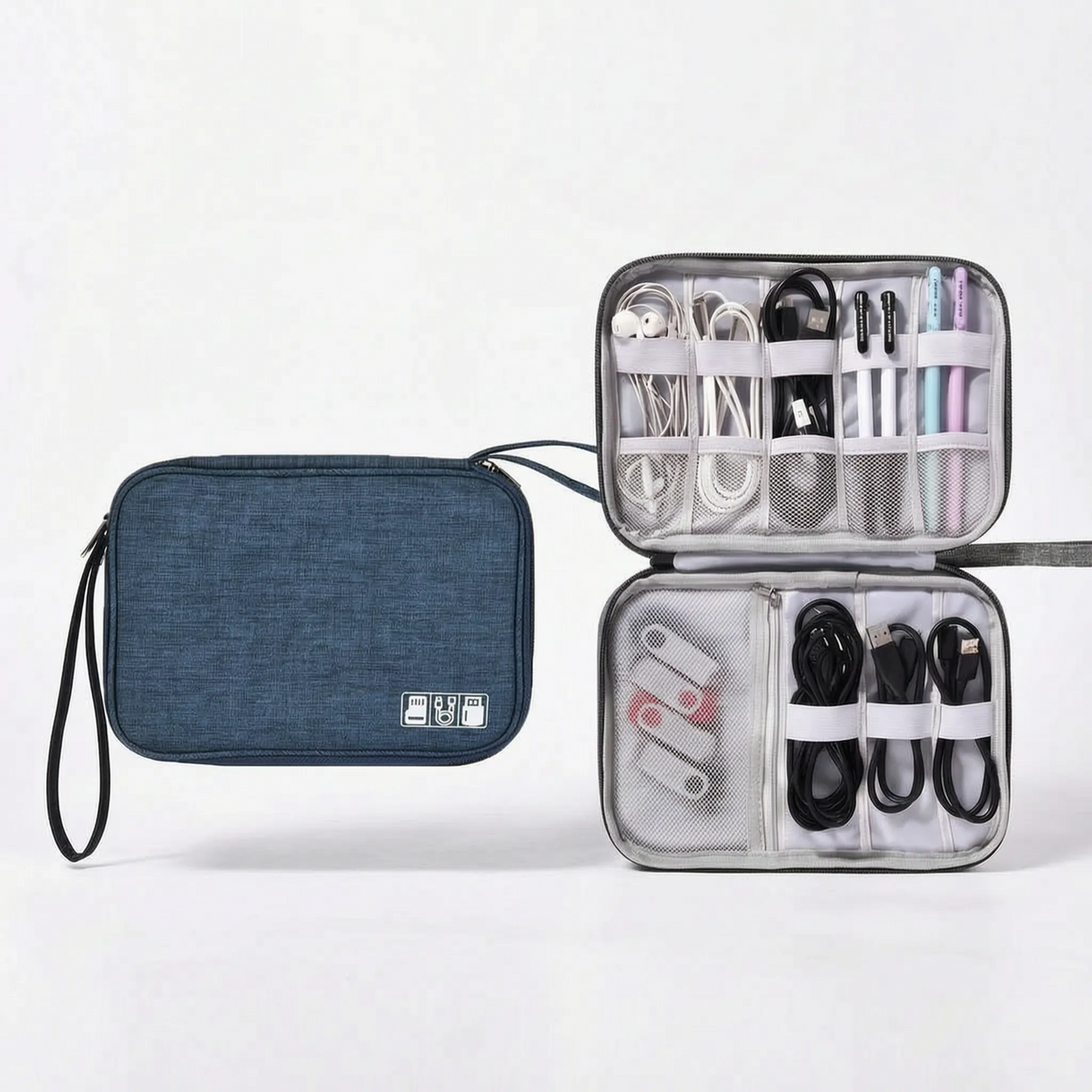 Reise-Kabel-Organizer-Tasche mit mehreren Fächern