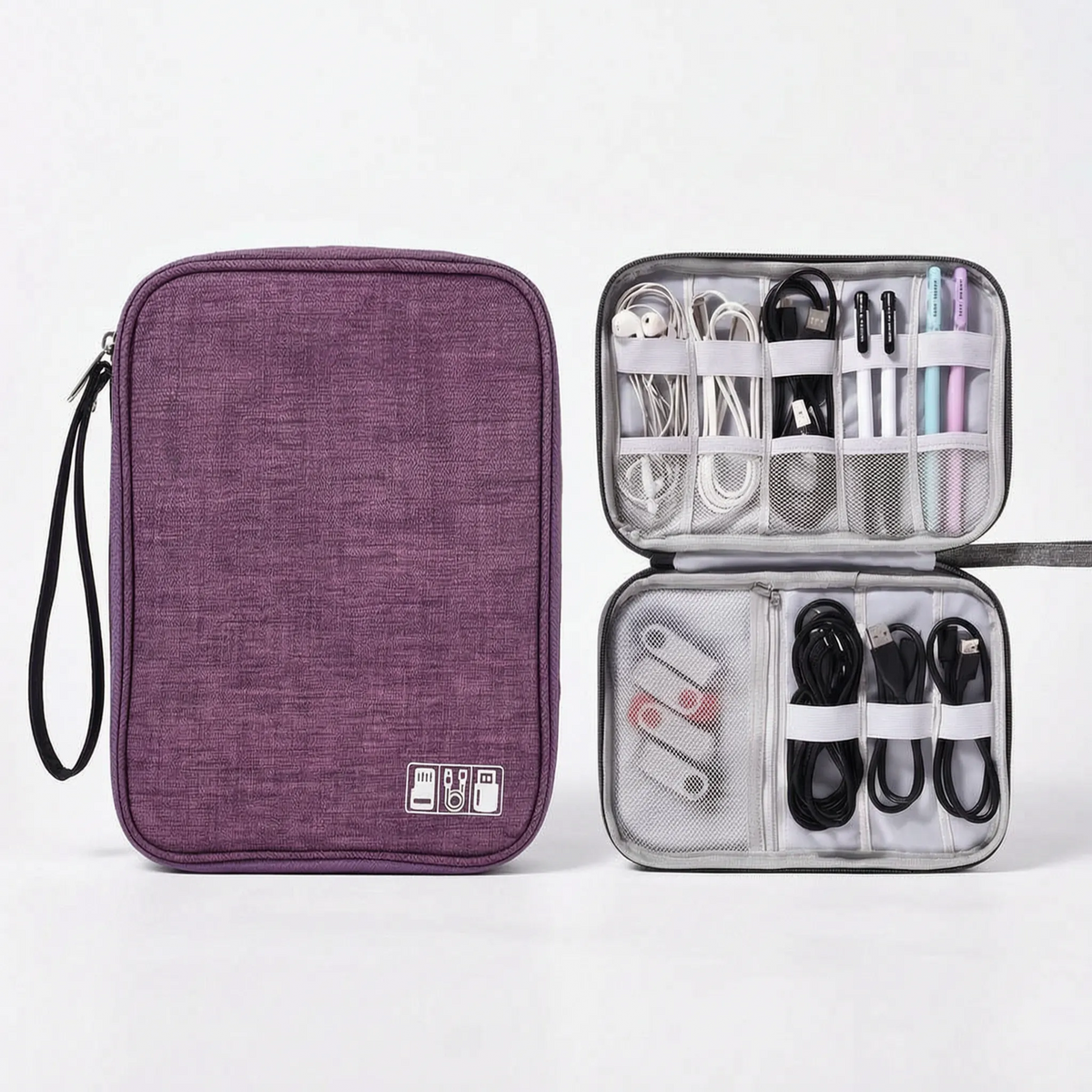 Reise-Kabel-Organizer-Tasche mit mehreren Fächern