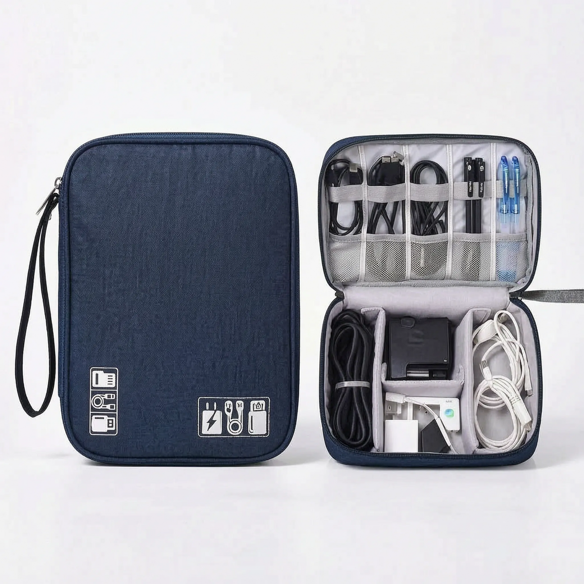 Reise-Kabel-Organizer-Tasche mit mehreren Fächern
