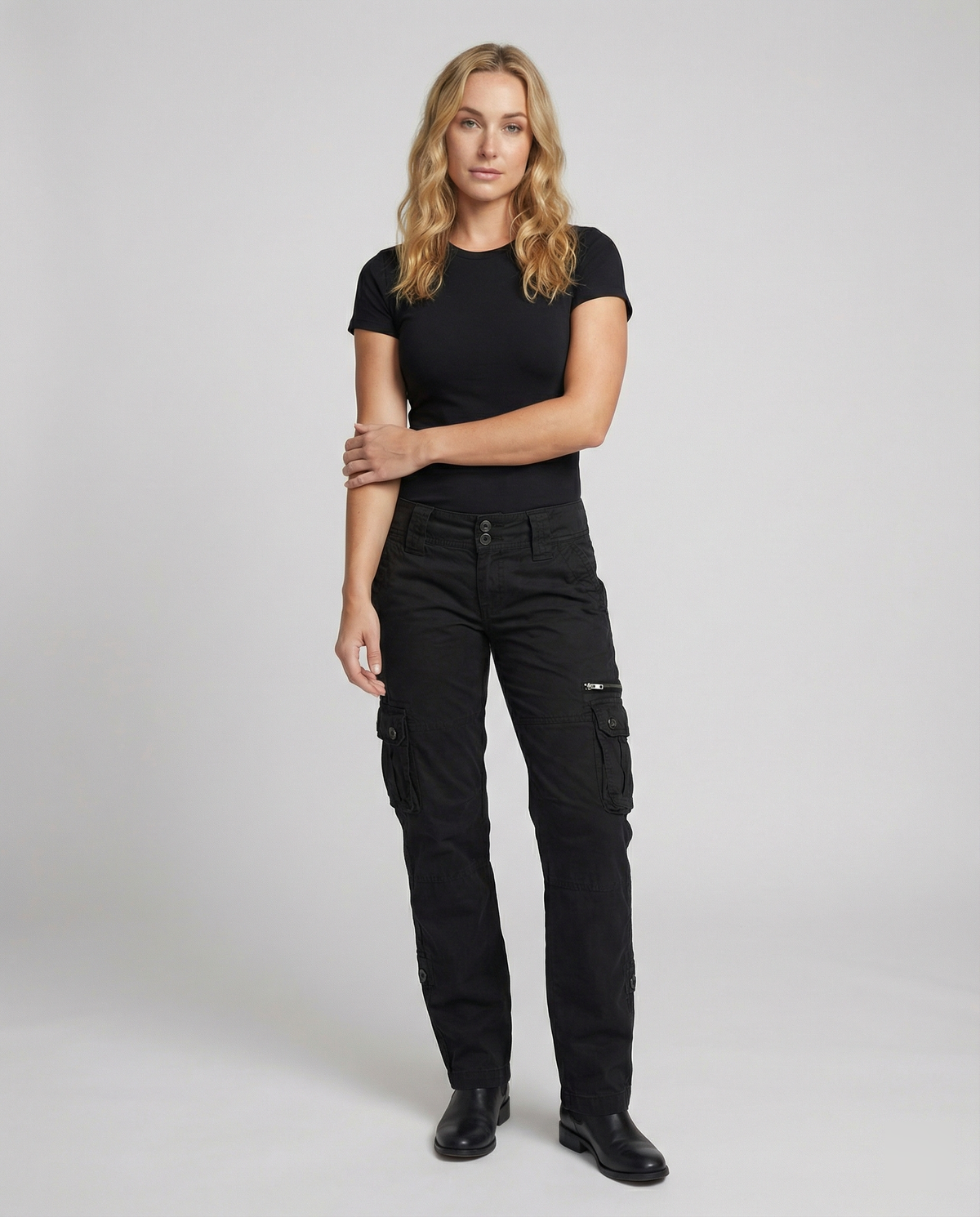Damen Utility-Hose mit mehreren Taschen