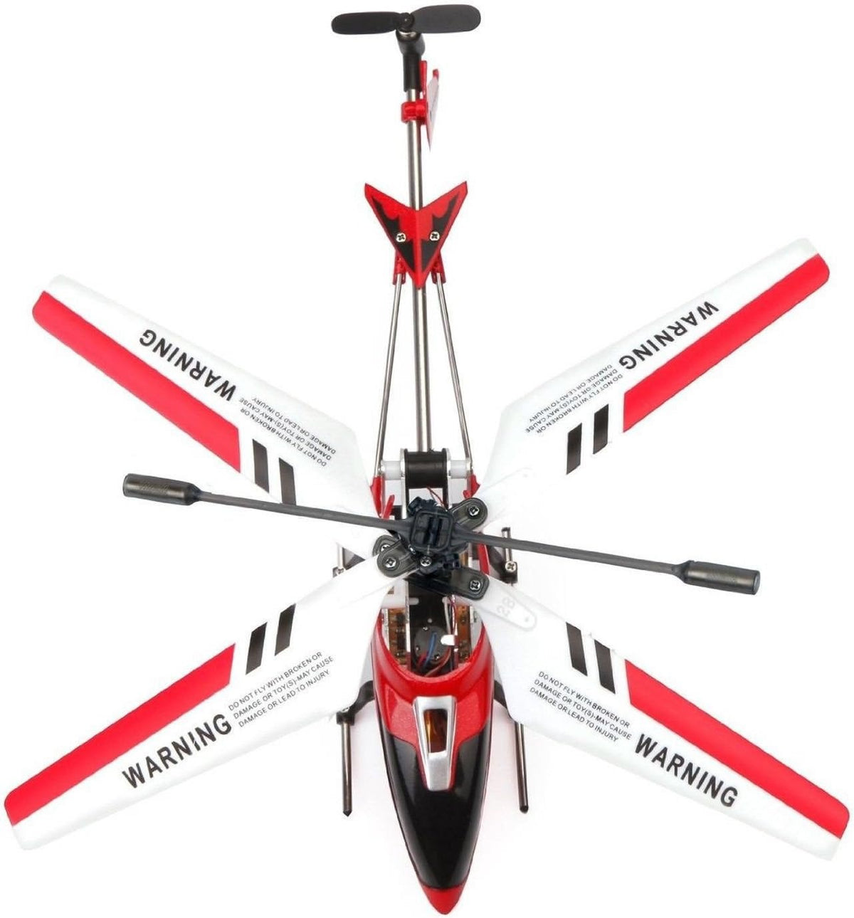 Unzerbrechlicher Mini RC Helikopter mit Gyroskop - Rot