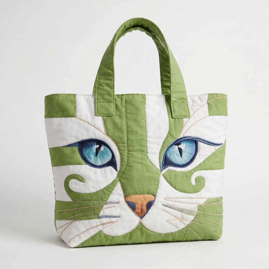 Tote Bag mit Katzenmuster