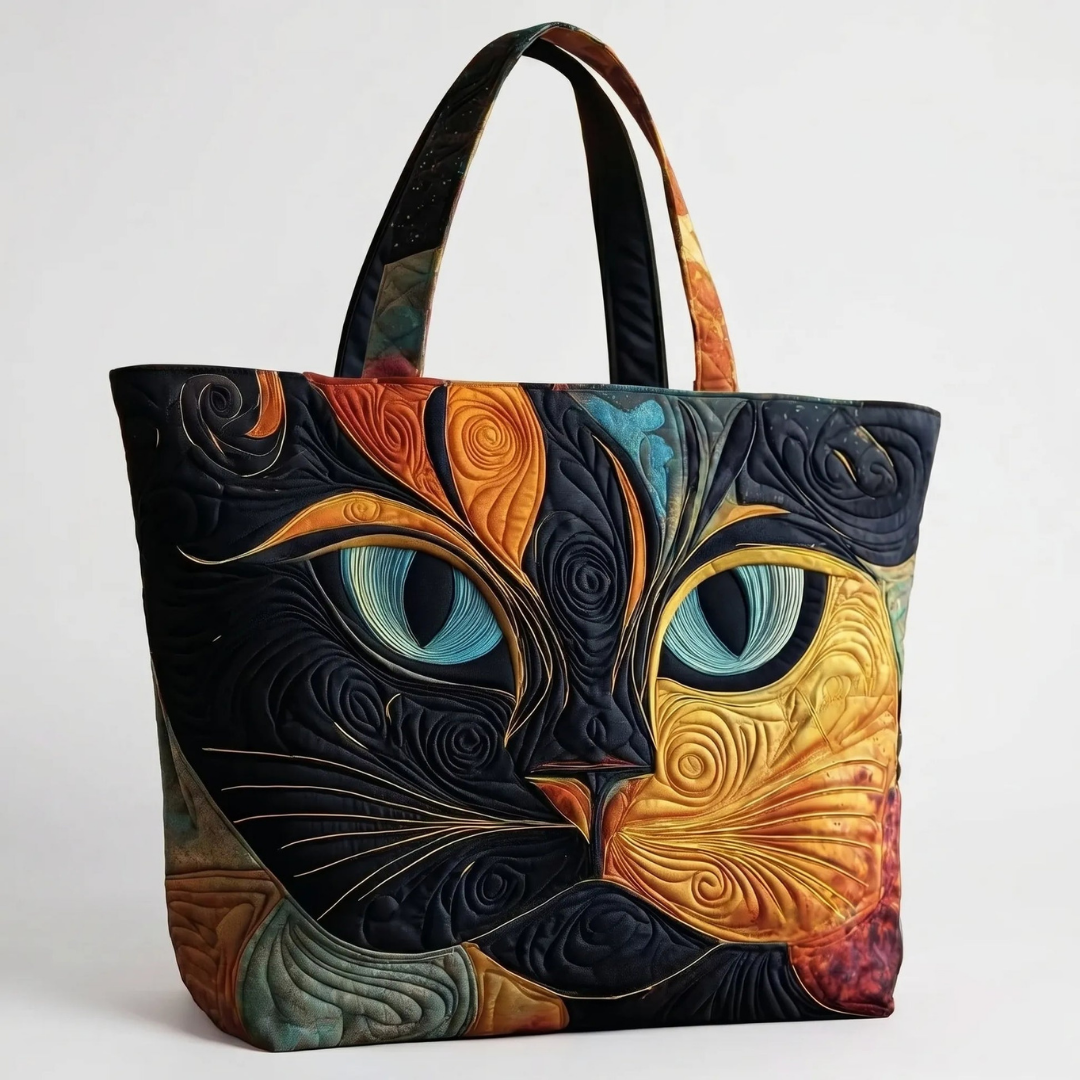 Tote Bag mit Katzenmuster