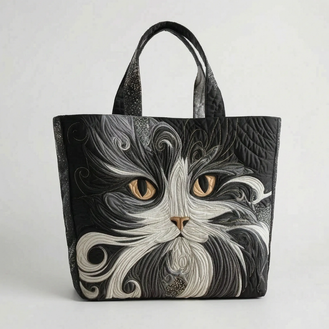 Tote Bag mit Katzenmuster