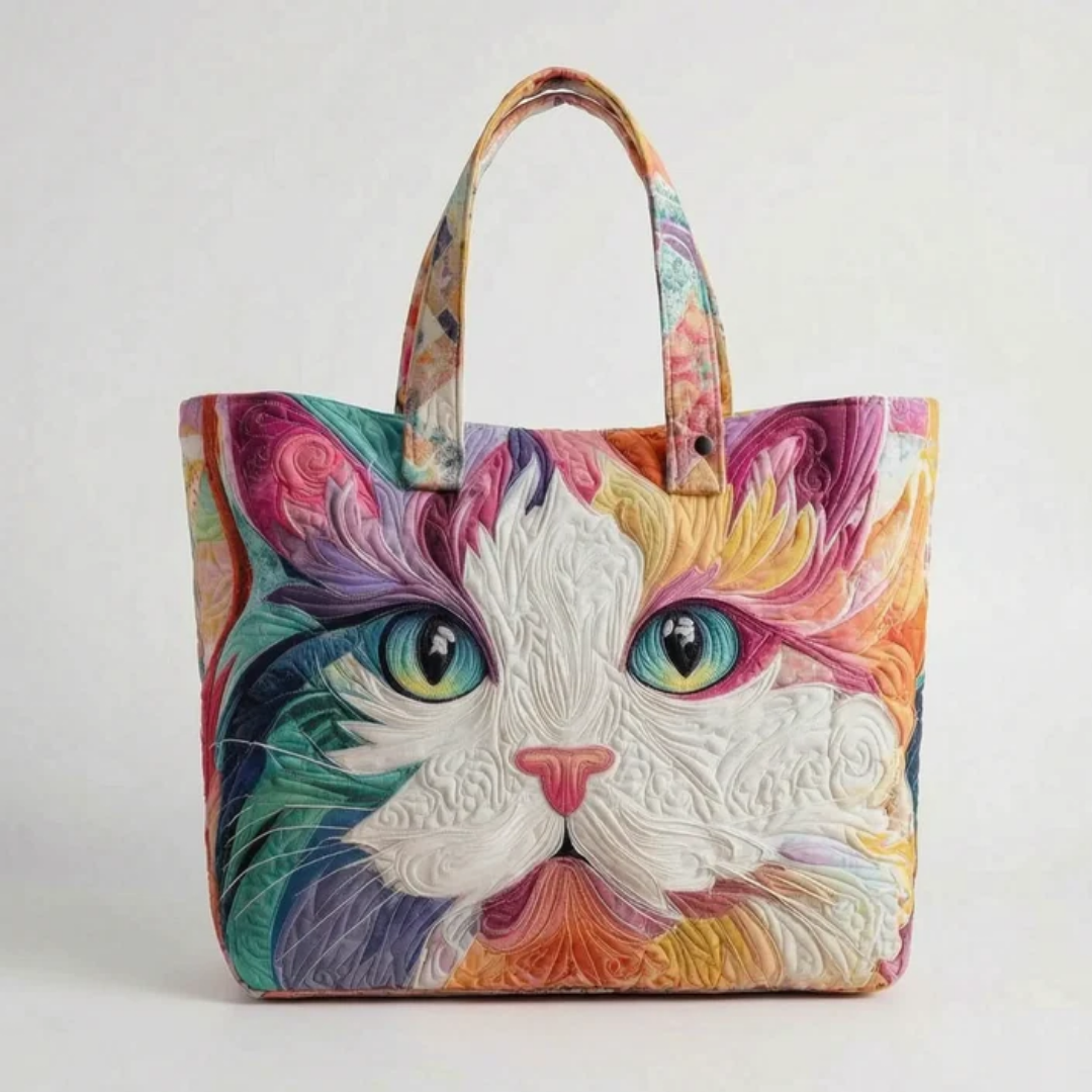 Tote Bag mit Katzenmuster